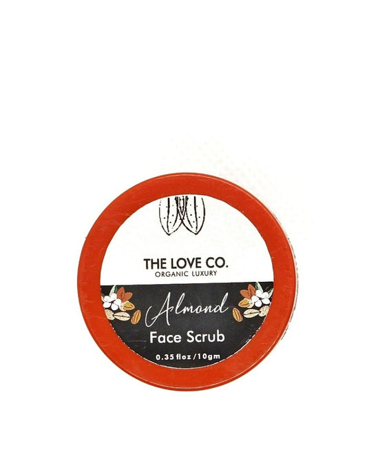 The Love Co Almond Face scrub ( 10 gm ) (Mini/ Small pack/ Sample)