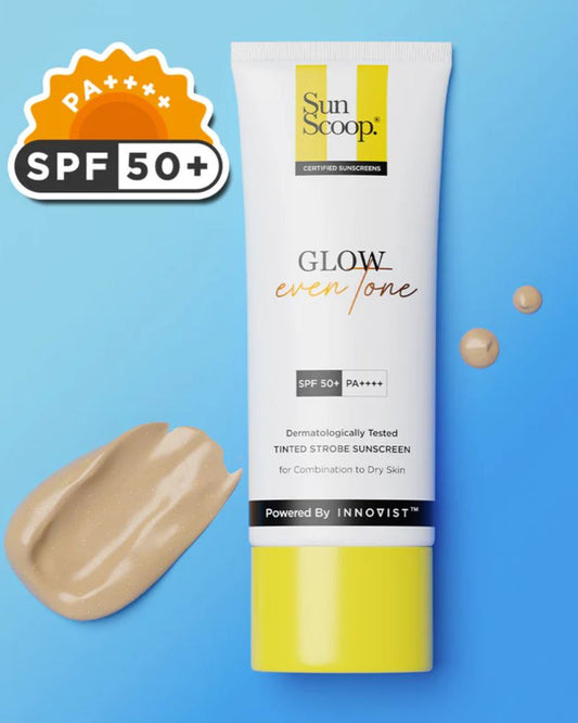 Sun Scoop Tinted Sunscreen for Glowing & Even Tone Skin | SPF 50, PA++++ (45g)
