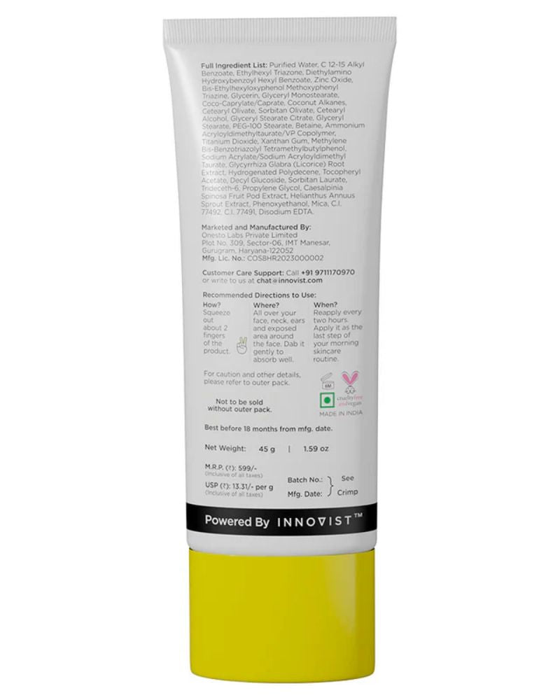 Sun Scoop Tinted Sunscreen for Glowing & Even Tone Skin | SPF 50, PA++++ (45g)