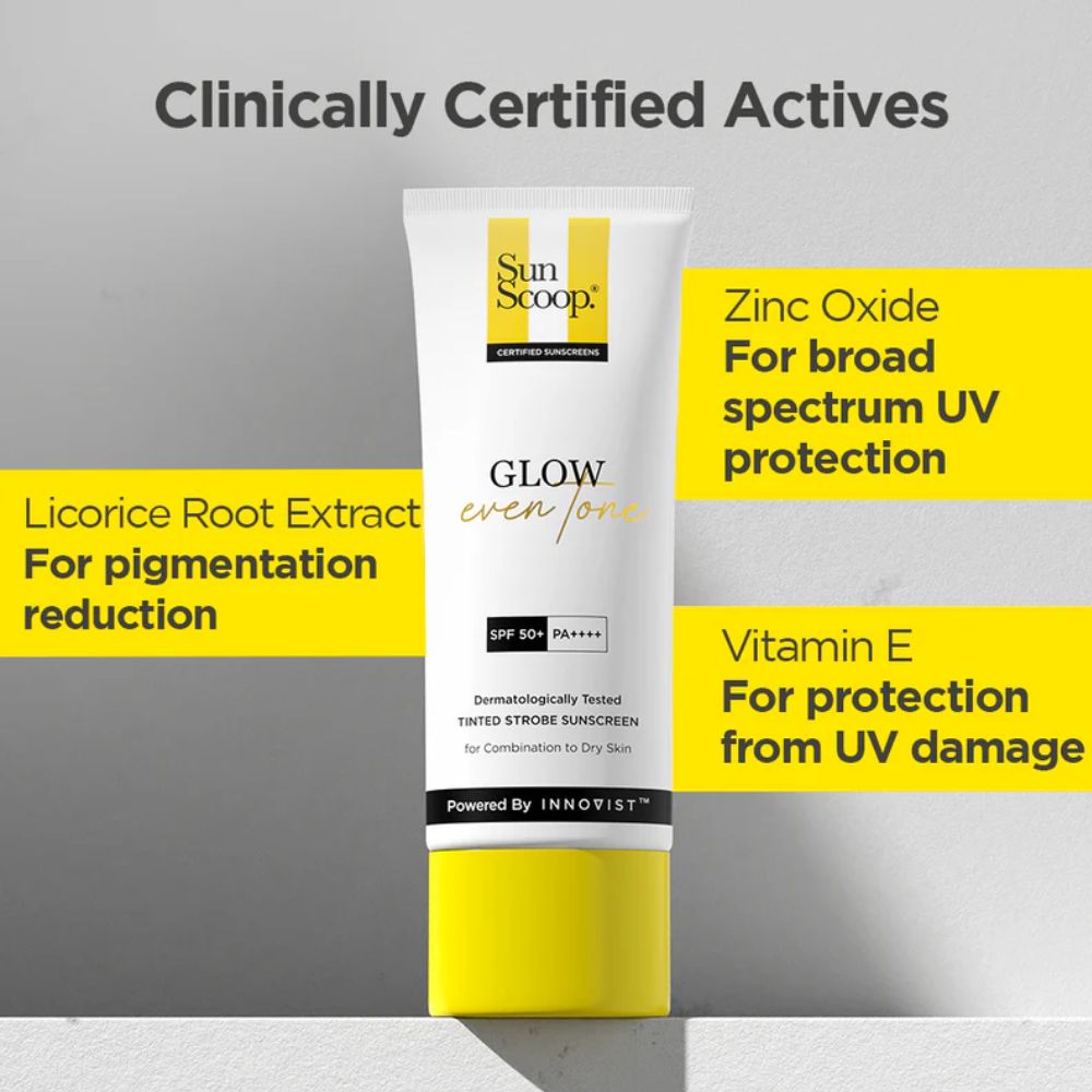 Sun Scoop Tinted Sunscreen for Glowing & Even Tone Skin | SPF 50, PA++++ (45g)
