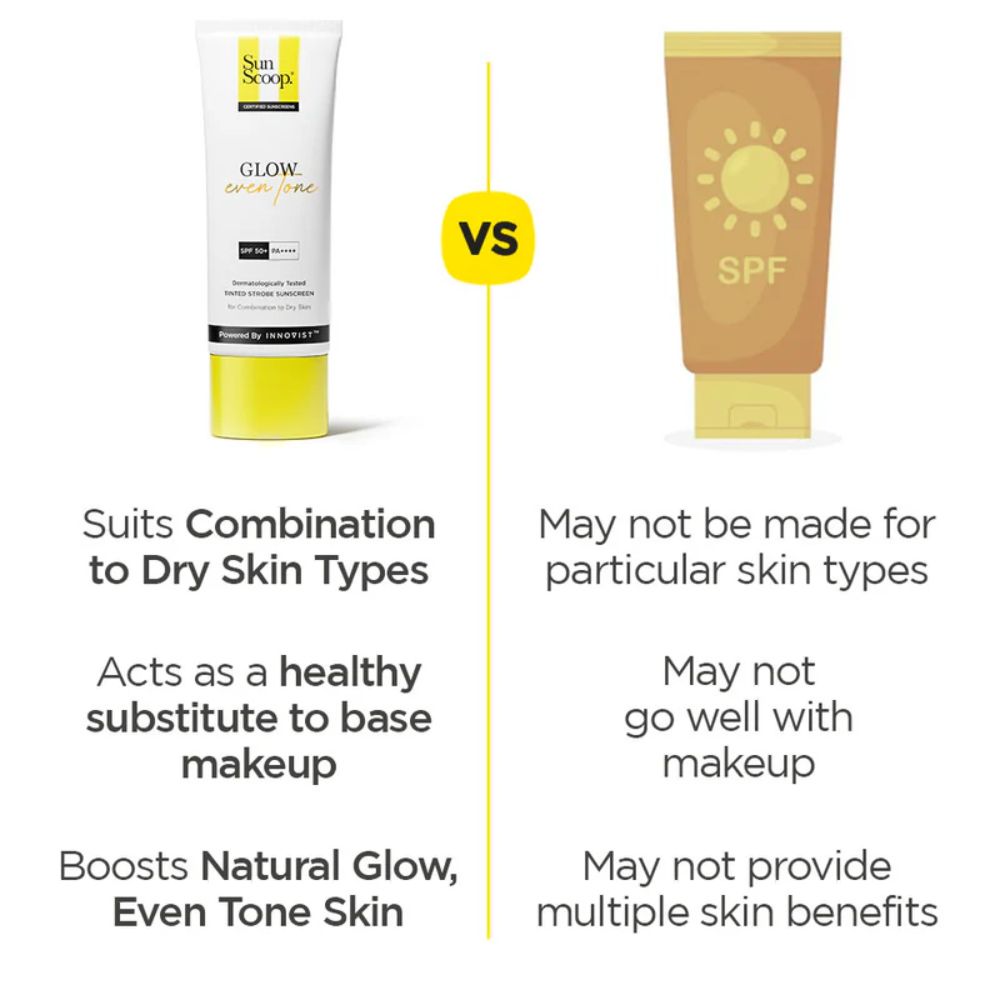 Sun Scoop Tinted Sunscreen for Glowing & Even Tone Skin | SPF 50, PA++++ (45g)