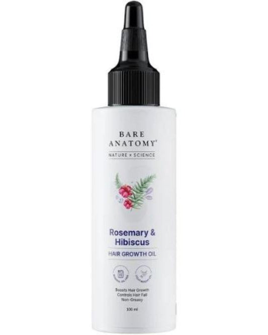 Bare Anatomy Rosemary & Hibiscus Hair Growth Oil (100 ml)