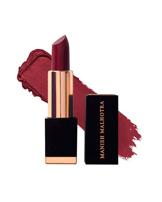 Manish Malhotra Beauty By MyGlamm Hi-Shine Lipstick - Vintage Wine ( 4gm ) ( Full Size )