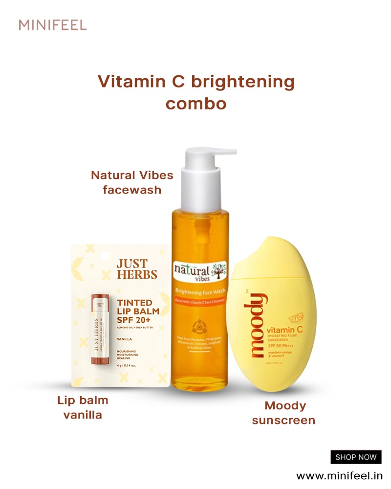 Vitamin C Brightening Combo ( Full Size ) ( Pack of 3 )