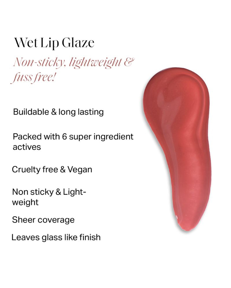 Diam Beauty Wet Lip Glaze - Wine Not ( 6 ml ) ( Full Size )