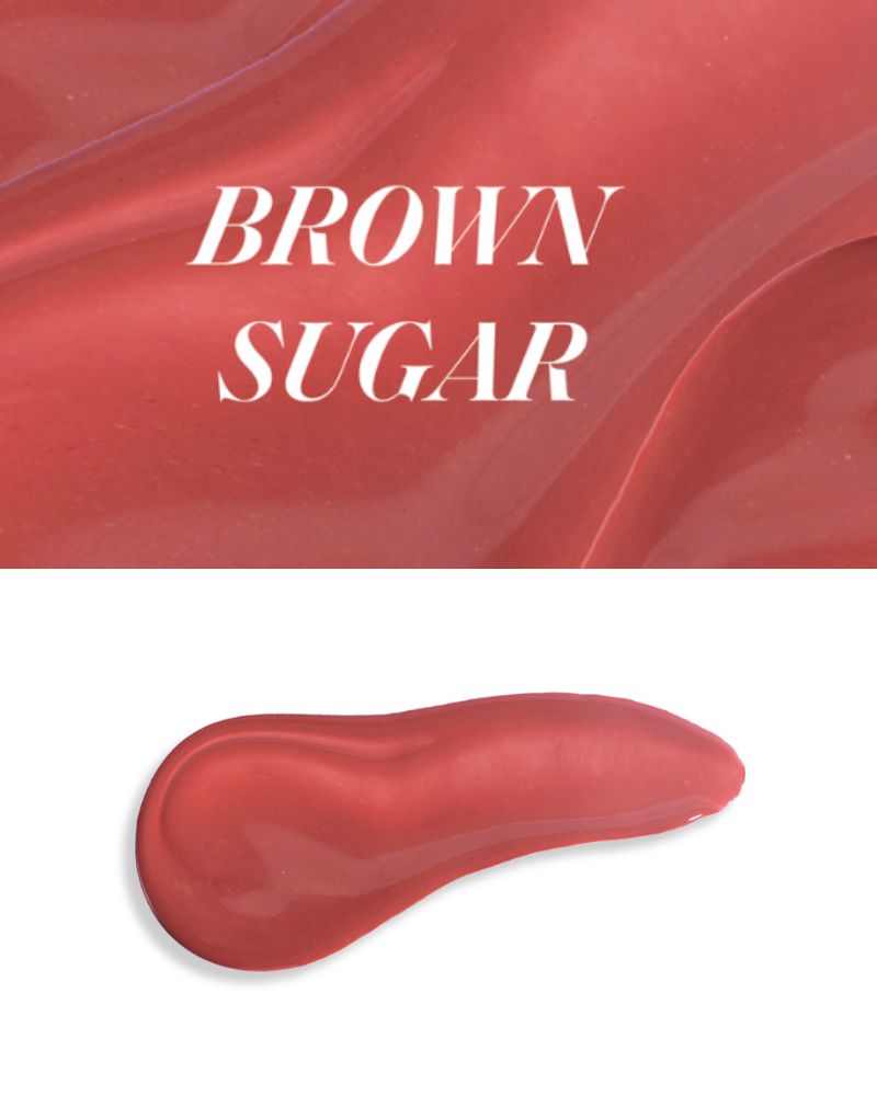 Diam Beauty Wet Lip Glaze - Brown Sugar ( 6 ml ) ( Full Size )
