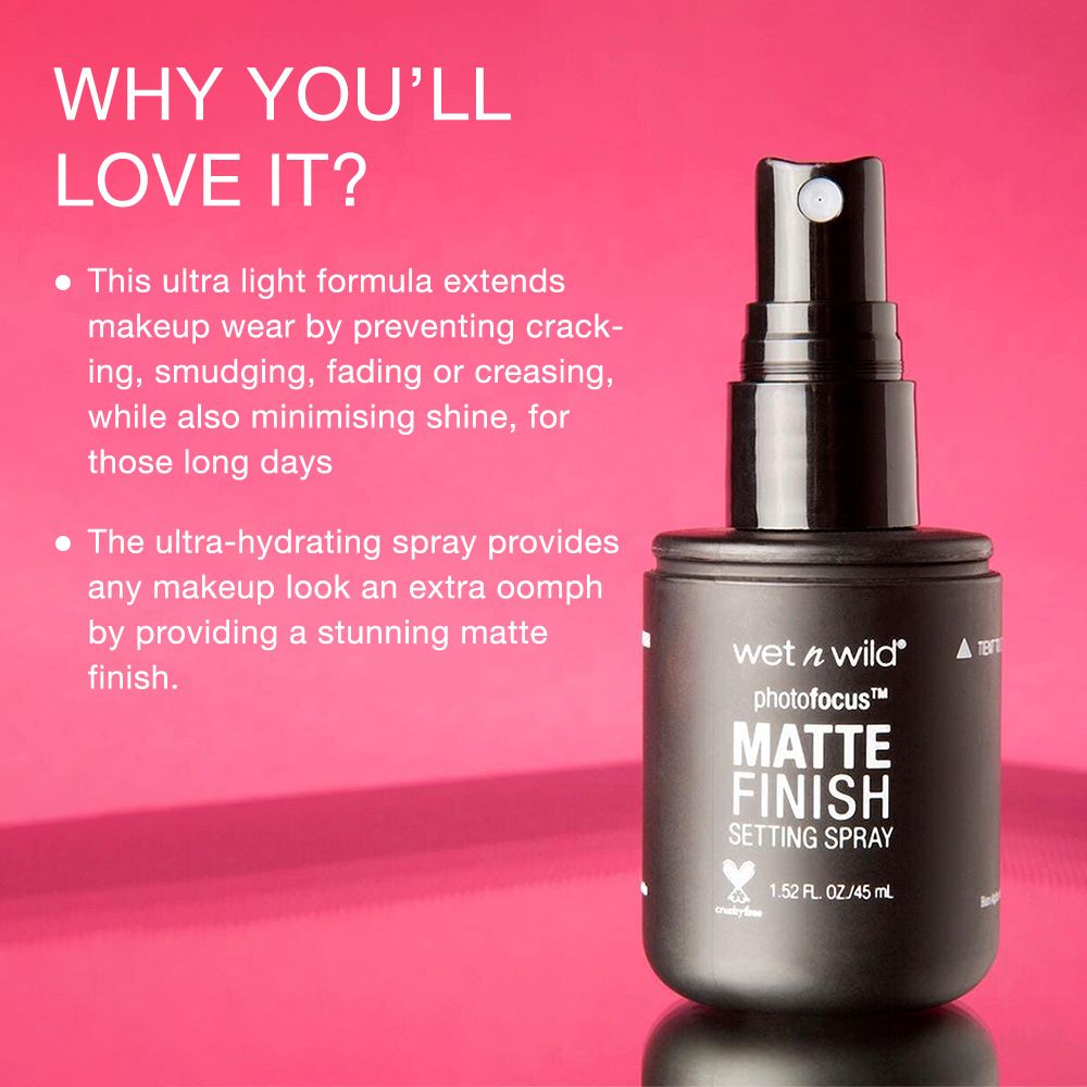 Wet n Wild Photo Focus Matte Setting Spray - Matte Appeal ( Full Size )