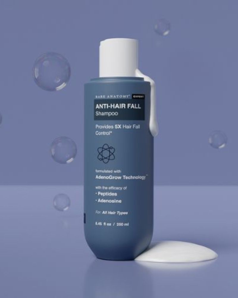 Bare Anatomy Hair Fall Control Shampoo with Peptides (250 ml)