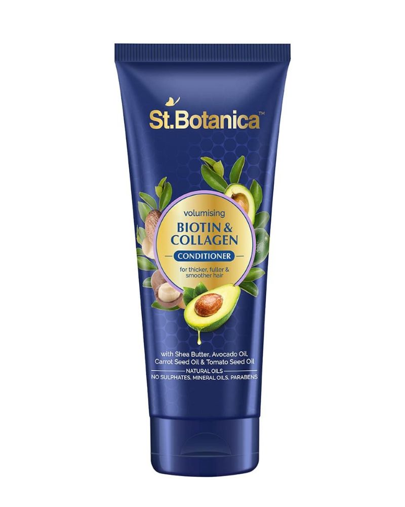 St Botanica Biotin & Collagen Hair Conditioner - Thicken & Volumize Hair ( 50 ml ) ( Mini / Small Pack / Sample )