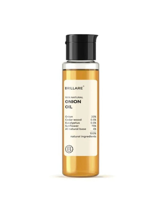 Brillare Onion Hair Oil For Hair Fall Reduction ( 100 ml ) ( Full Size )