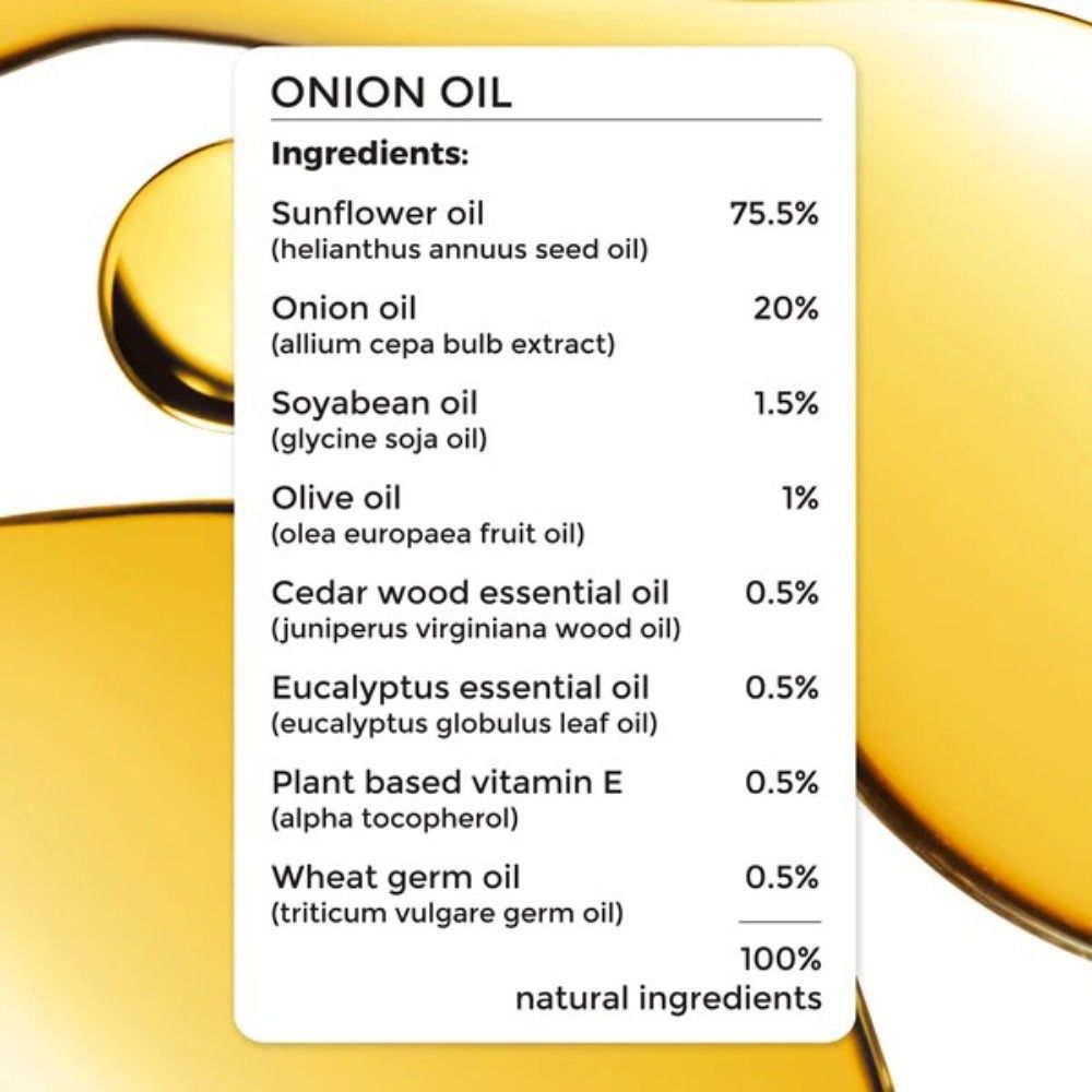 Brillare Onion Hair Oil For Hair Fall Reduction ( 100 ml ) ( Full Size )