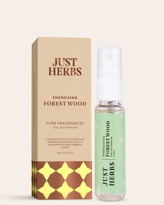 Just Herbs Energizing Forest Wood Eau De Parfum - 10 ml ( Mini / Small pack / Sample ) (Copy)