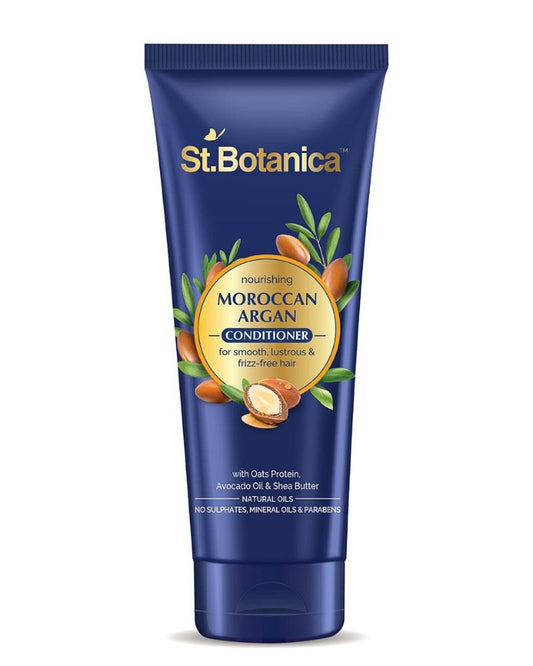 St.Botanica Moroccan Argan Hair Conditioner - Smoothen Dull & Dry Hair - ( 50ml ) (Mini / Small Pack / Sample )