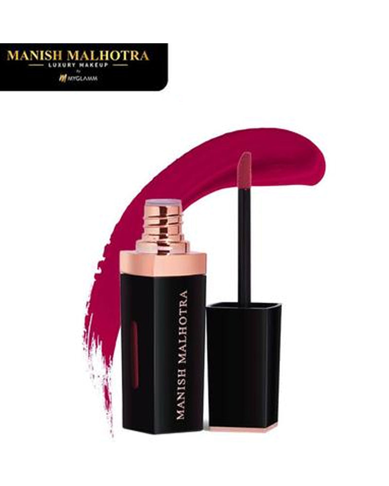 Manish Malhotra Beauty By MyGlamm Liquid Matte Lipstick - Night Aura ( 7 gm ) ( Full Size )