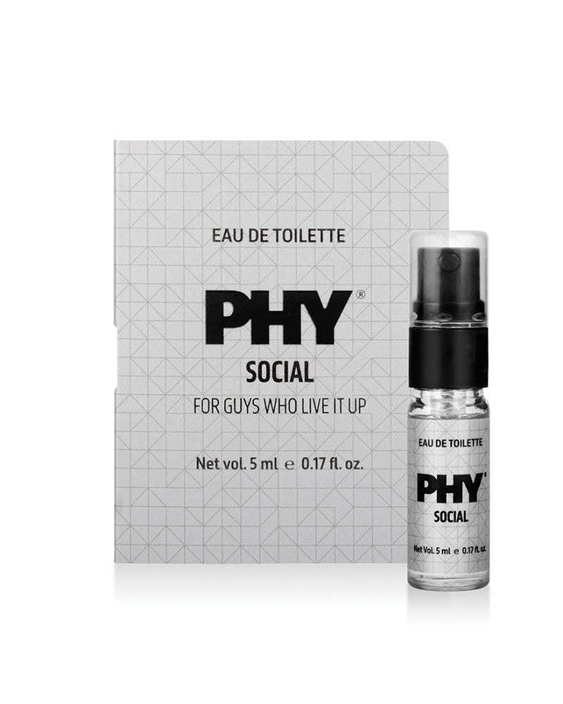 Phy Social | EAU DE TOILETTE | Mint + Mandarin Orange (5 ml) ( Mini / Small Pack / Sample )