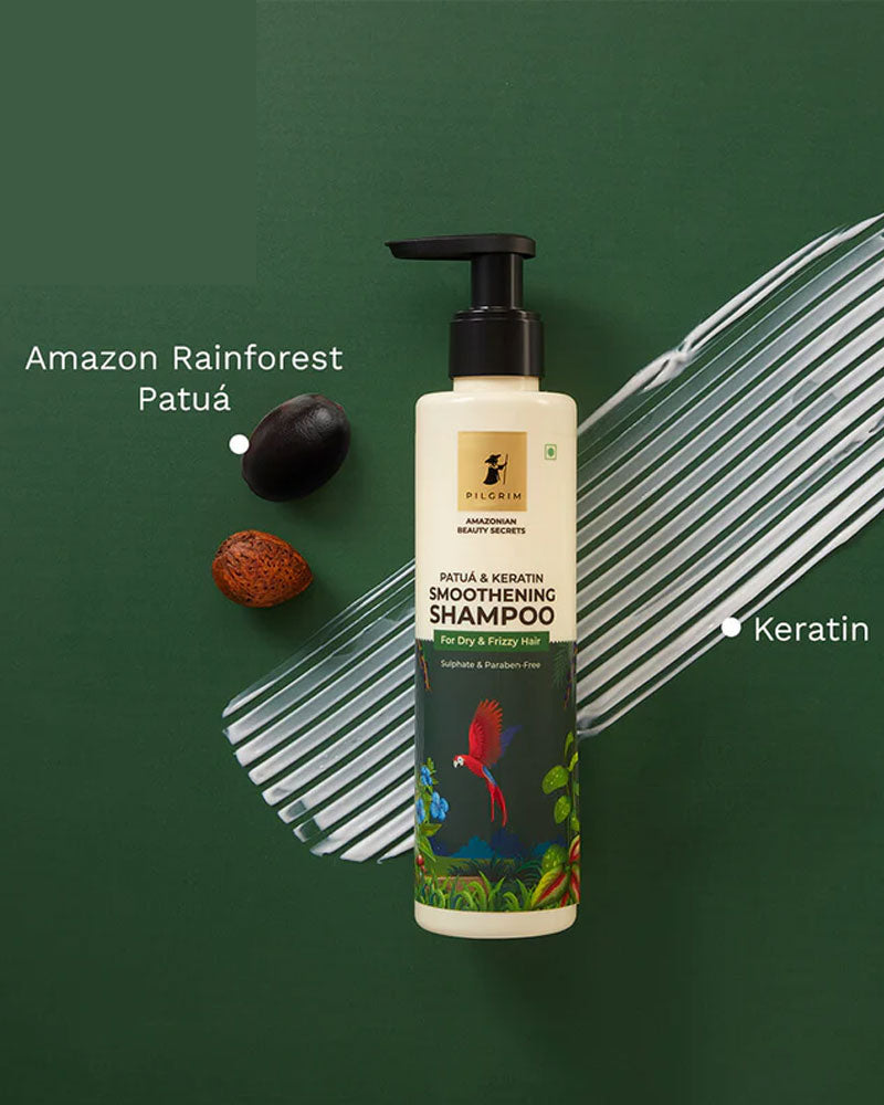 Pilgrim Patuá & Keratin Smoothening Shampoo ( 200 ml ) ( Full Size )