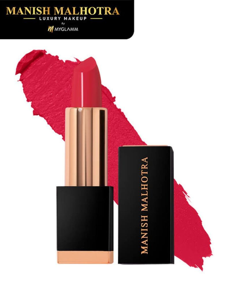 Manish Malhotra Beauty By MyGlamm Soft Matte Lipstick - Pink Passion ( 4 gm ) ( Full Size )