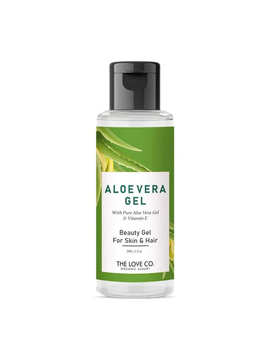 The Love Co Pure Aloevera Gel- (30ml) (Mini / Small Pack/ Sample)