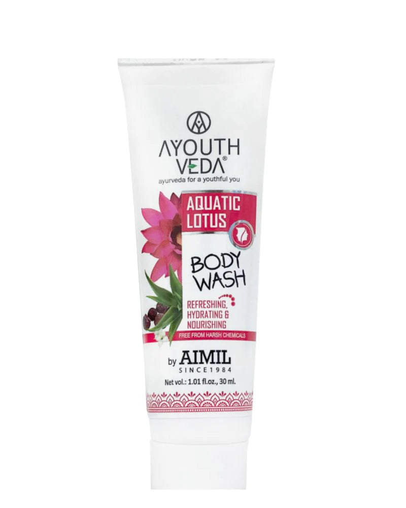 Ayouthveda  Aquatic Body Wash - (30 ml) (Mini/Small pack/Sample)