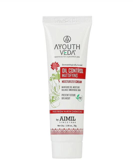 Ayouthveda  Oil Control Mattifying Cream - (30 ml) (Mini/Small pack/Sample)