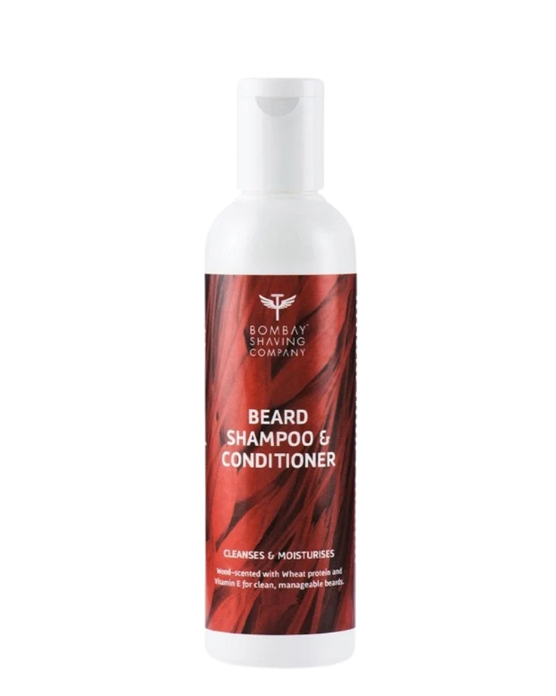 Bombay Shaving Company Beard Wood-Scented Shampoo & Conditioner (20 ml) (Mini/Small pack/Sample)