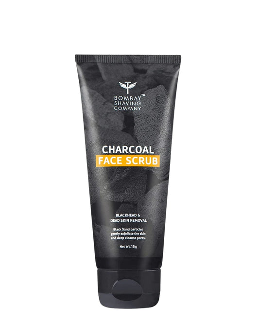 Bombay Shaving Company Charcoal Face Scrub (15 Gms) (Mini/Small pack/Sample)