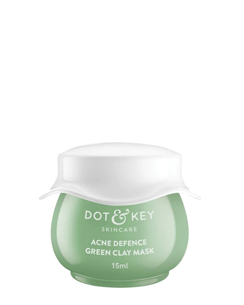 Dot & Key Pollution + Acne Defense Green Clay Mask  - (15ml) (Mini/Small pack/Sample)