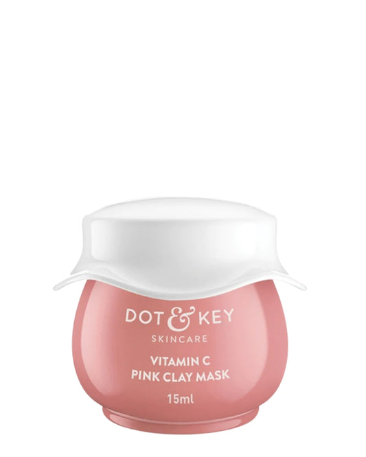 Dot & Key Glow Reviving Vitamin C Pink Clay Mask - (15ml) (Mini/Small pack/Sample)