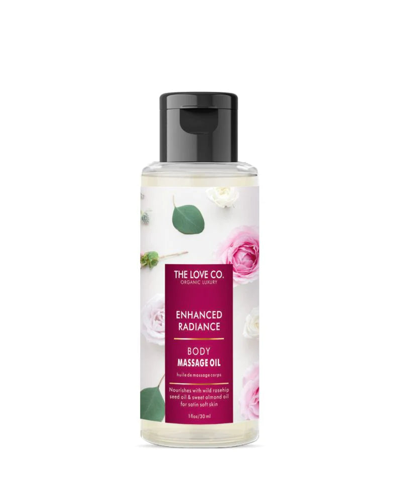 The Love Co Enhance Radiance Body Massage Oil- (30ml) (Mini / Small Pack/ Sample)