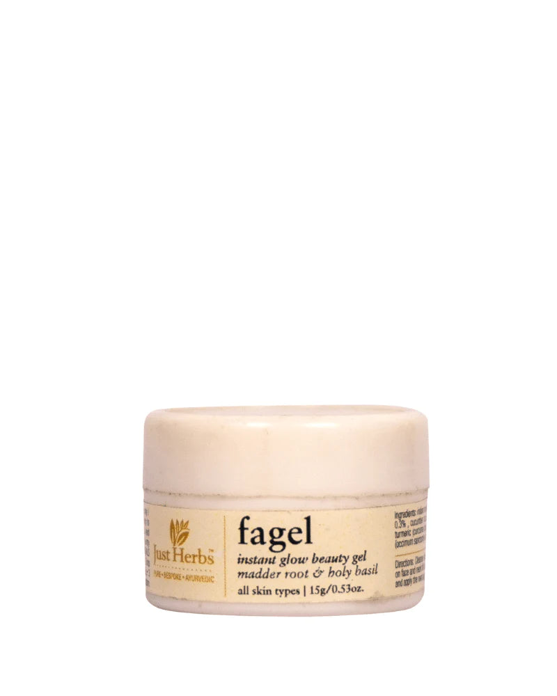 Just Herbs Fagel Instant Glow All Purpose Beauty Gel - (15gms) (Mini/Small pack/Sample)