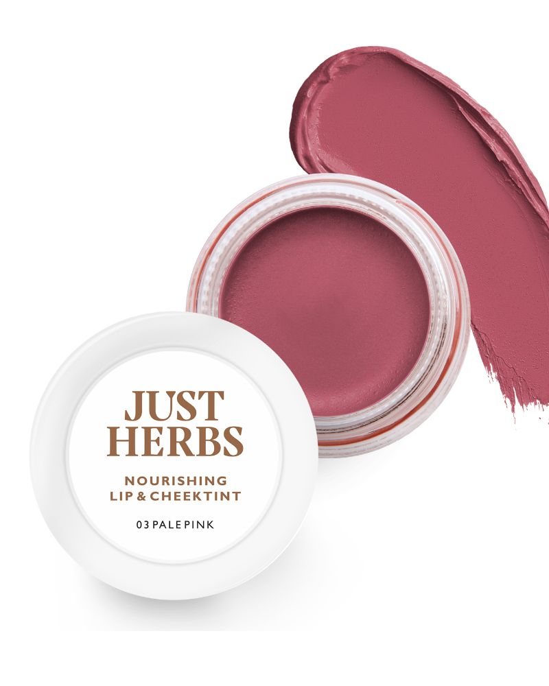 Just Herbs Nourishing Lip and Cheek Tint - Pale Pink