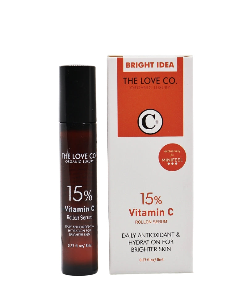 The Love Co - 15 % Vitamin C Rollon Serum ( 8 ml ) ( Mini / Small Pack / Sample )