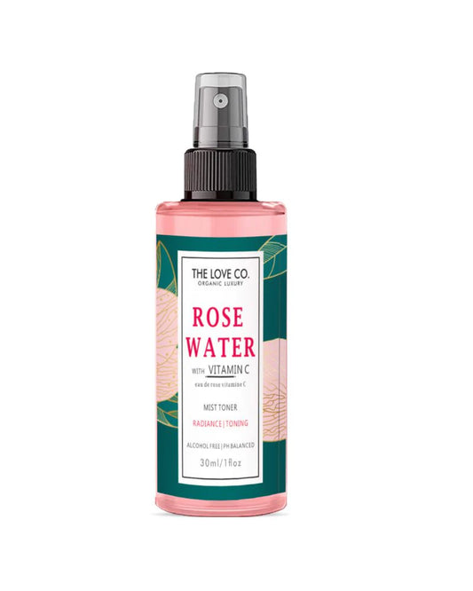 The Love Co Vitamin C Rose Water- (30ml) (Mini / Small Pack/ Sample)