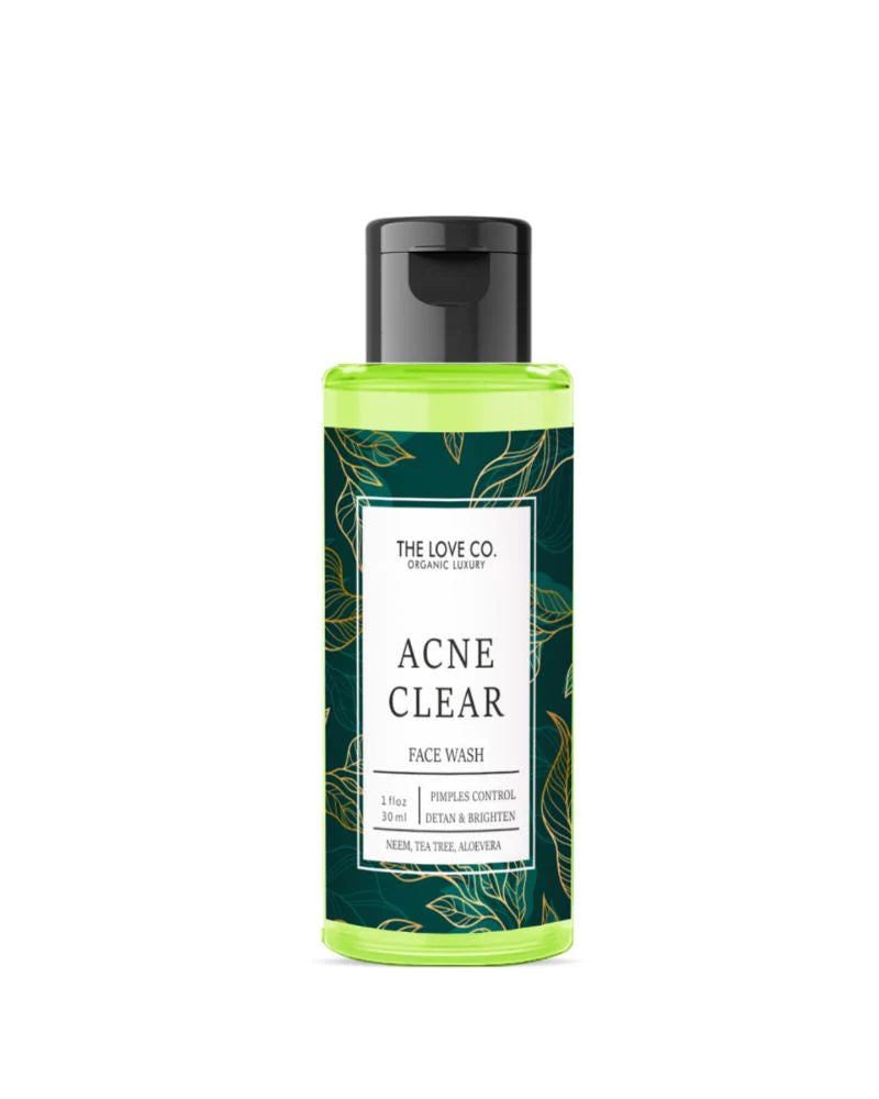 The Love Company Acne Clear Face Wash for Pimple Control