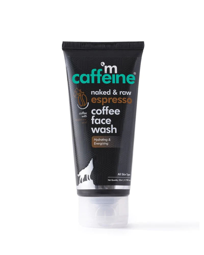 mCaffeine Espresso Coffee Face Wash - (20 ml) (Mini/Small pack/Sample)