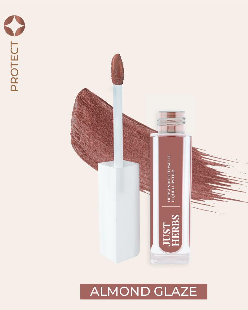 Just Herbs - Herb-enriched Matte Liquid Lipstick - Almond Gaze