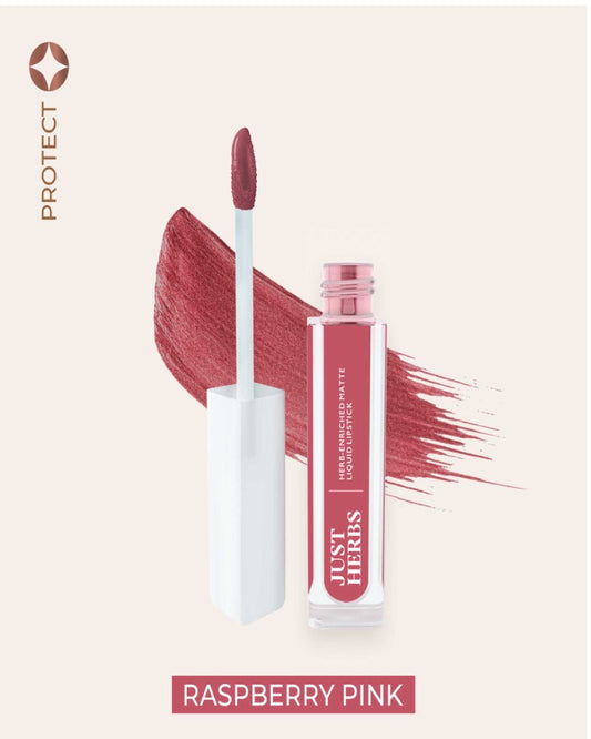 Just Herbs - Herb-enriched Matte Liquid Lipstick - Raspberry Pink