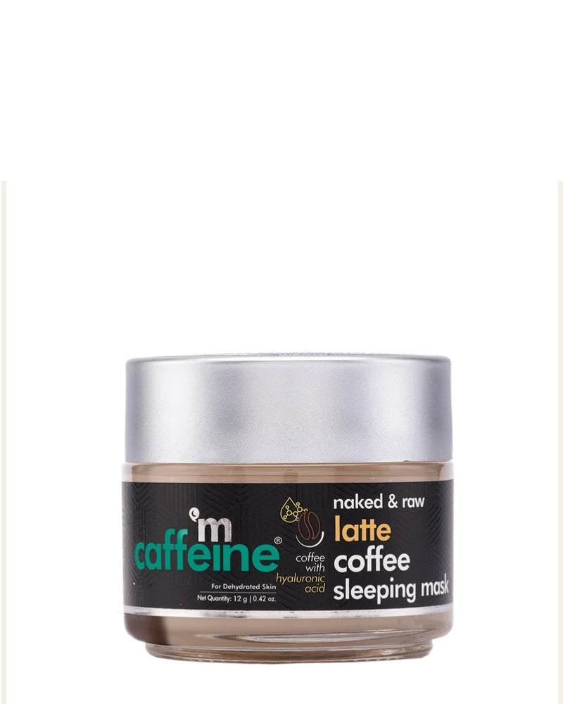 mCaffeine Naked & Raw Latte Coffee Sleeping Mask (12gm) (Mini/Small pack/Sample)