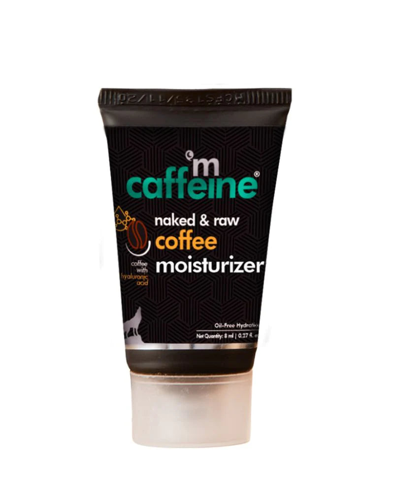 mCaffeine Naked & Raw Coffee Face Moisturizer - (8 ml) (Mini/Small pack/Sample)