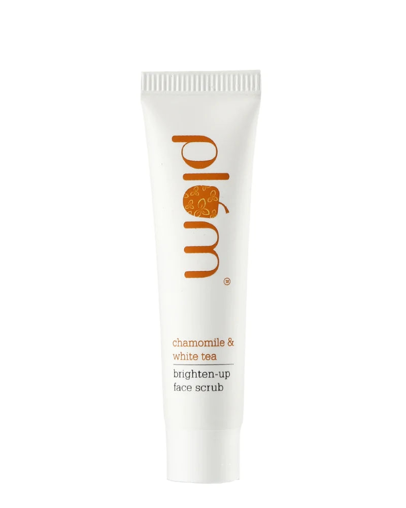 Plum Chamomile & White Tea Brighten-Up Face Scrub - (15ml) (Mini/Small pack/Sample)